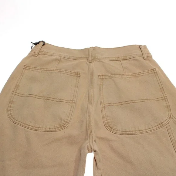 Re/Done NWD Denim Jeans Size 25 US Utility Loose in Washed Khaki Tan